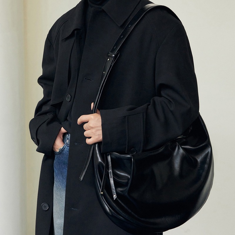 Casual soft face retro large capacity bag for women new spring fashionable versatile crossbody bag fashionable dumpling bag