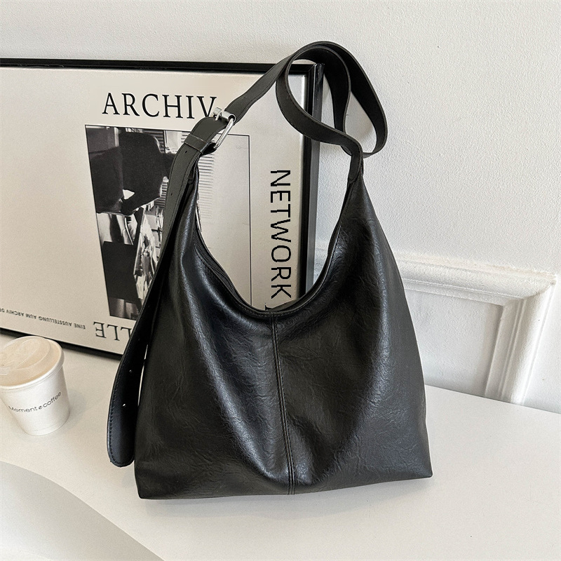 Commuter big bag for women in winter new style student class casual shoulder bag large capacity tote bag underarm bag
