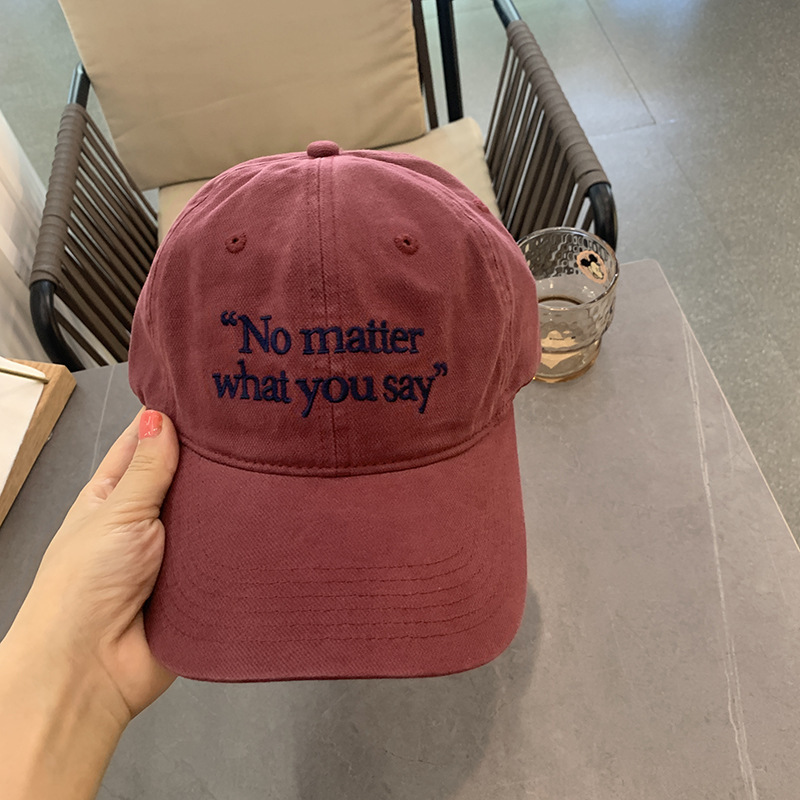 New autumn style big head baseball cap for men and women Korean style casual wide hat deep top student fashionable baseball cap