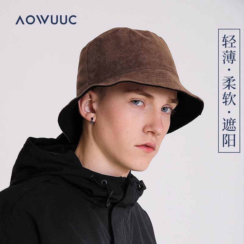 Fisherman hat men and women double-sided sunbasin hat spring and summer Korean version versatile ins trendy brand hip-hop Japanese