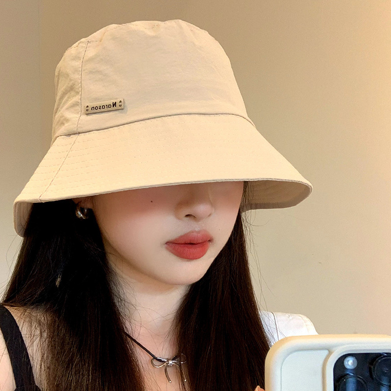 Spring and Autumn Sunshade Fisherman Hat Women's Summer Versatile UV Quick Dry Thin Foldable Sun Hat