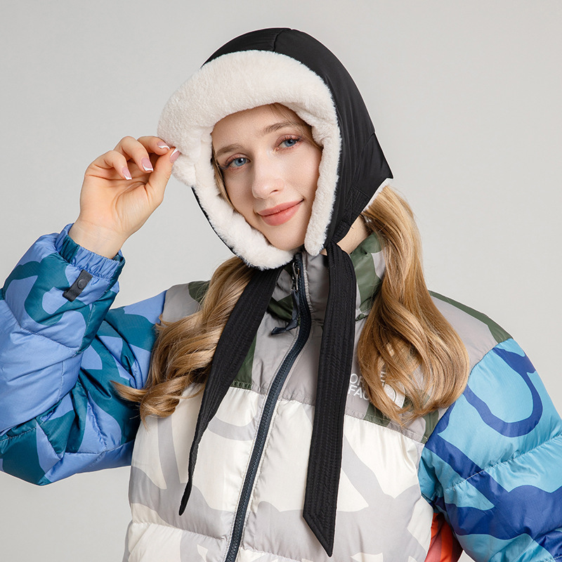 Winter plus velvet thickened windproof snow protection ears tie Korean hat European and American Amazon cross-border hot hat custom hat