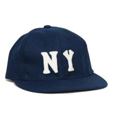 EFF Vintage American Retro Clean Fit Simple Academy Style Wool Baseball Cap Dome Flat Essence Thickened