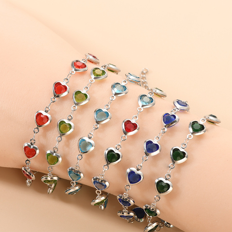 Cross-border European and American hot jewelry versatile creative fashion bracelet for women Devil's Eye Love Bracelet ins style hand jewelry