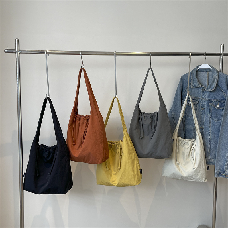 Canvas Bag Women's Large Capacity Cross-border New One-Shoulder Slant Cross College Students' Leisure Class Commuter Versatile Tote Bag