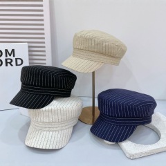 Breathable beret Japanese octagonal hat Retro chef work versatile baseball cap kitchen painter restaurant hat