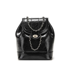 Korean niche spring and summer mini mini ins blogger student oil wax leather shoulder bag Korean version simple