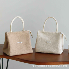 Meet simple handbag with lunch box bag to work handbag aluminum foil insulation lunch box bag shopping Japanese insulation bag with children