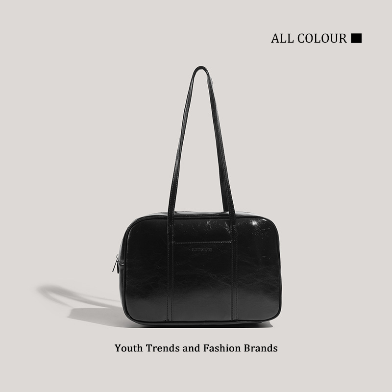 New autumn and winter niche underarm shoulder bag for women's hand-heeled shoulder bag large capacity fashionable commuting tote bag