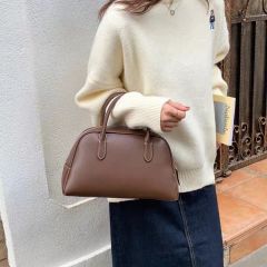 New spring and summer Korean niche design bowling bag large capacity fashionable portable Boston versatile women's bag