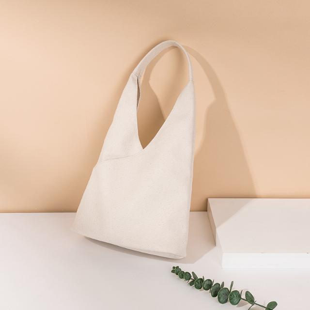 Yuanbenliang Factory canvas shoulder bag for women simple new style trendy internet celebrity literary fresh temperament versatile casual cloth bag