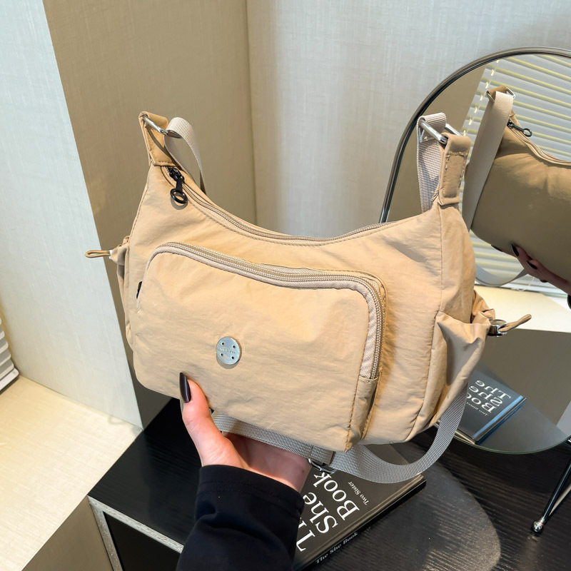Nylon Oxford Cloth Women's Bag Spring New Korean Style Large Capacity Crossbody Bag Casual Lightweight Women's Shoulder Bag