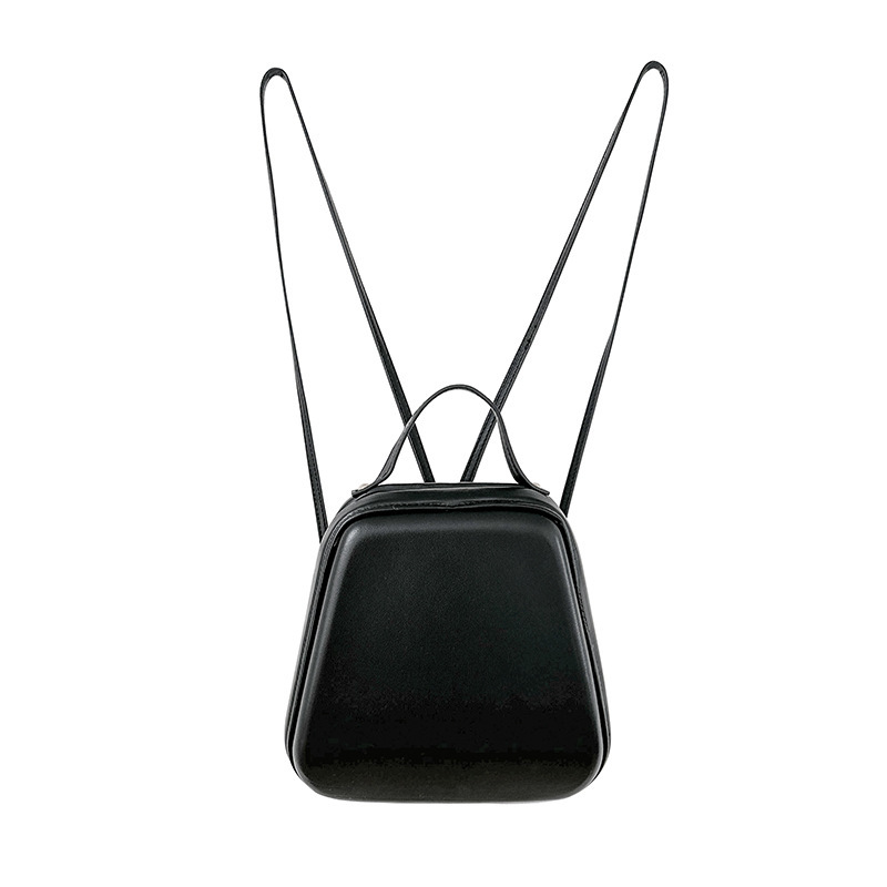 Korean Ins trendy niche design simple handheld small backpack for girls high-end sense styling clip backpack