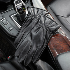 Sheepskin gloves for men in winter warm motorcycle driving plus velvet thickened cold-proof touch screen Amazon gloves wholesale