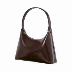 Korean niche subsourcing women's plump retro one-shoulder new high-end portable armpit commuting tote versatile