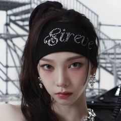 Aespa Liu Zhimin's same style~ Korean purchasing designer Eireve LETTERING hairband
