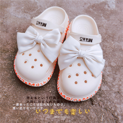 Little Red Book's same style bow-knot clogs, floral shoe buckles, fugitive princess fabric accessories, shoe decorations