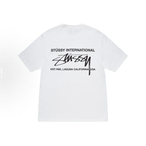Fashion brand summer heavy letter printing short-sleeved American cotton couple casual tops T-shirt loose and versatile