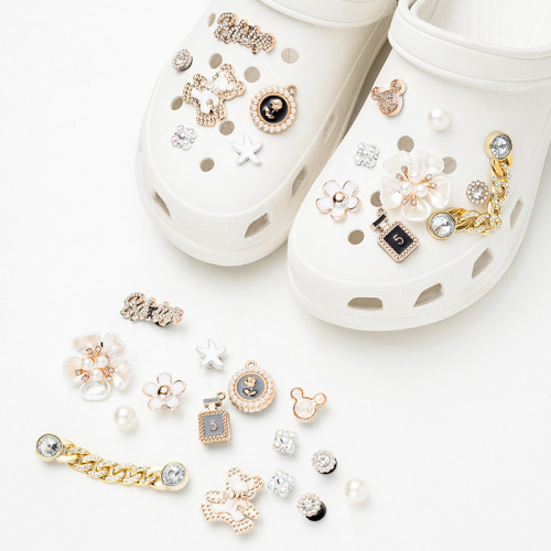 Cave shoes accessories Shoe flowers Personalized DIY shoes women's shoes rhinestone jewelry removable shoe buckle wholesale accessories set