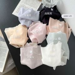 Seamless panties for women in summer hot style breathable ultra-thin quick-drying facial mask 3D peach butt fitness ice silk briefs for women