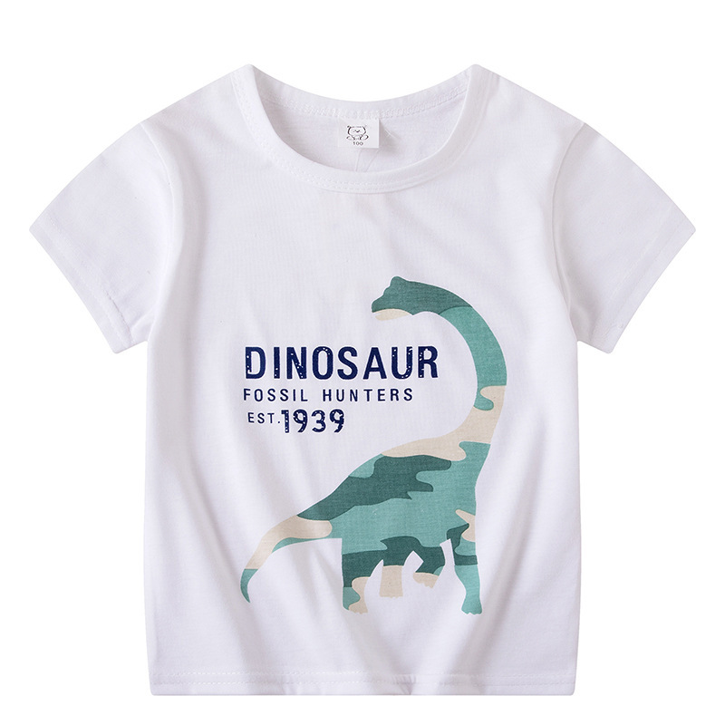 Children's clothing wholesale summer children's short-sleeved boys and girls T-shirt base baby cartoon half-sleeved tops dropshipping