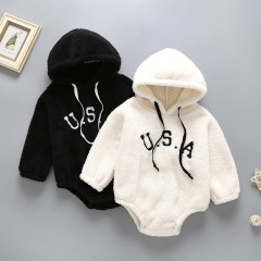 2022 cute plush cotton wool sweatshirt for men and women in autumn and winter bags butt crawling clothes for women