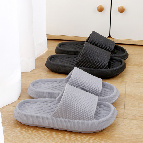 Thick-soled shit-slippers for women's summer new EVA couple home silent bathroom bathing men cross-border wholesale