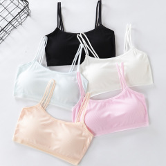 Girls' developmental underwear without steel rings, girl's vest, elementary school students, cotton girls' adolescence bra stage 3