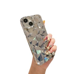 Ins diamond plating for iPhone 15 phone cases, high-end and niche, suitable for 12 PRO, 14 Pro Max, and Apple 13.