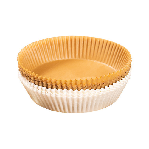 Air Fryer Paper Tray 36g Original Paper Round Baking Oil Absorption Paper Food Grade Leak-proof Non-stick Food Pad Paper