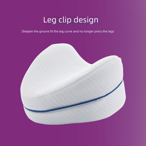 High-quality leg support pillow with memory foam, slow rebound leg cushion for pregnant women, side sleeping pillow, cotton filled leg pillow