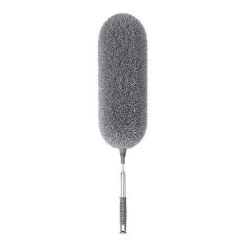 2.8-meter ultra-long dust removal and extension handle feather duster, bends for household cleaning cobwebs, no shedding magic tool