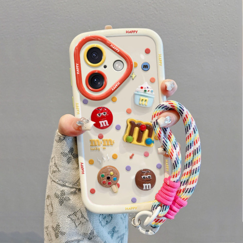 Puff suitable for Apple 16promax/15pro mobile phone case iphone14Pro full coverage anti-fall 12/13 cartoon