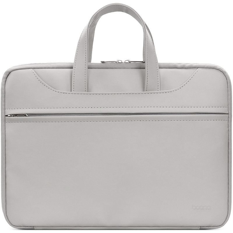 Baona PU leather portable laptop bag fully openable men's and women's briefcase suitable for Apple Huawei Lenovo