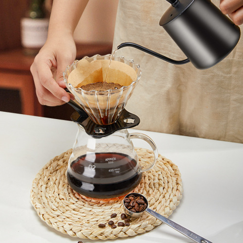 Hand-made coffee filter cup coffee pot V60 conical drip filter cup sharing pot coffee filter appliance set