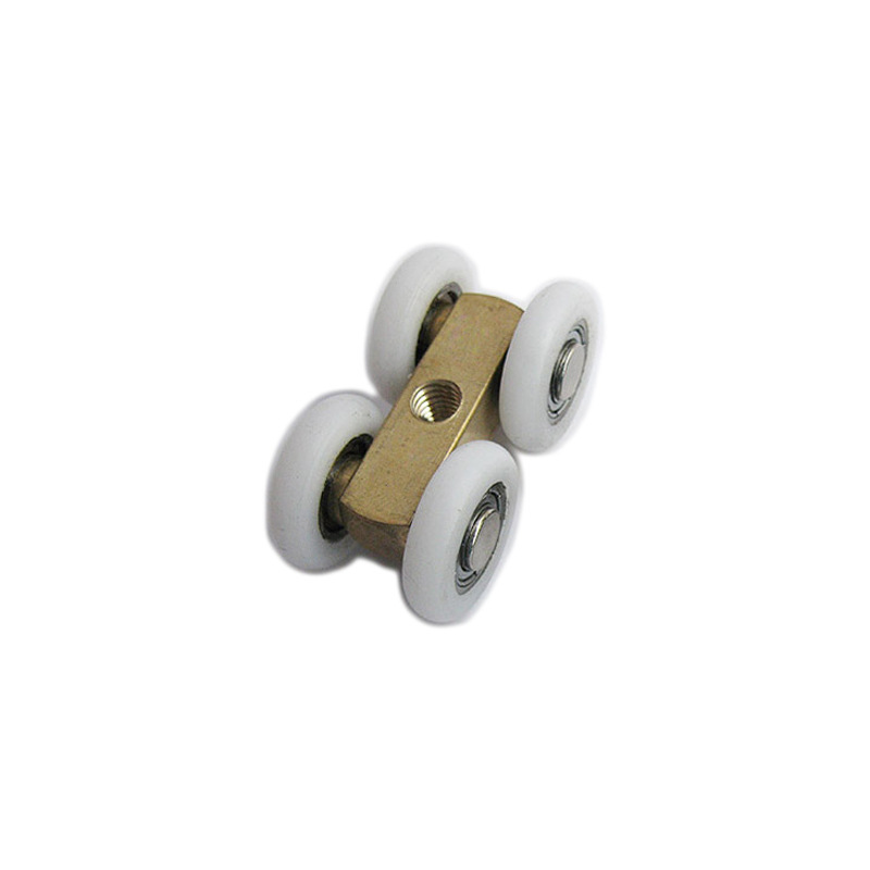 Shower room glass door hanging wheel Sliding door hanging slide sliding door hanging pulley Wardrobe small hanging wheel Shower room accessories