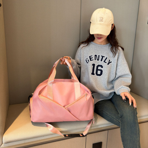 Wholesale sports bags for women, gym bags for women, wet and dry, small lightweight, large capacity, portable, oblique cross-exit travel