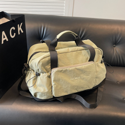 Large capacity short distance bag 2025 spring new simple and fashionable wet and dry separation bag travel fitness tote bag