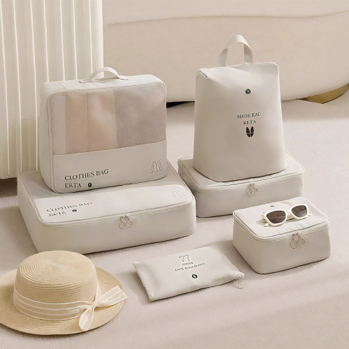 Twill travel storage bag travel clothes storage bag down jacket luggage trunk packing bag underwear bag travel box