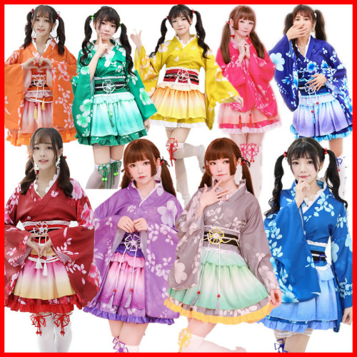 All members lovelive summer festival yukata, Awakening Shinhime Kai's kimono exported to Japan, Pure Land House