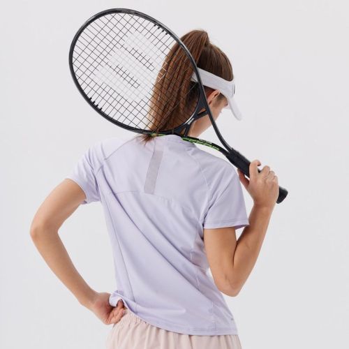 Sports short-sleeved quick-drying T-shirt for women outdoor sun protection clothes fitness clothes elastic quick-drying clothes mesh yoga clothes top for women