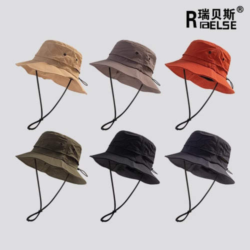 Summer outdoor fisherman hat quick dry sun hat folding mountaineering hat sun protection hat women's sun protection hat sun hat sun hat