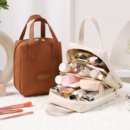 Shell portable makeup bag portable large capacity makeup storage bag waterproof internet celebrity high-value makeup bag