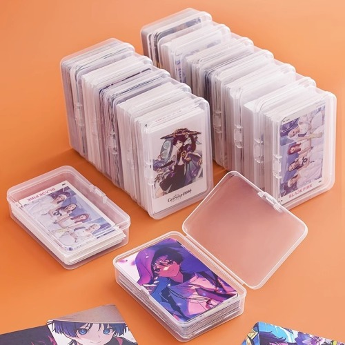 Dental floss ID card cotton swab plastic organizer deck of cards Yu-Gi-Oh Ultraman card business card storage box