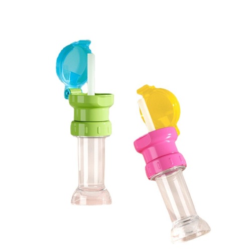 2024 new bottle mouth conversion cap mineral water bottle cap children's beverage anti-spill baby anti-choking straw cap