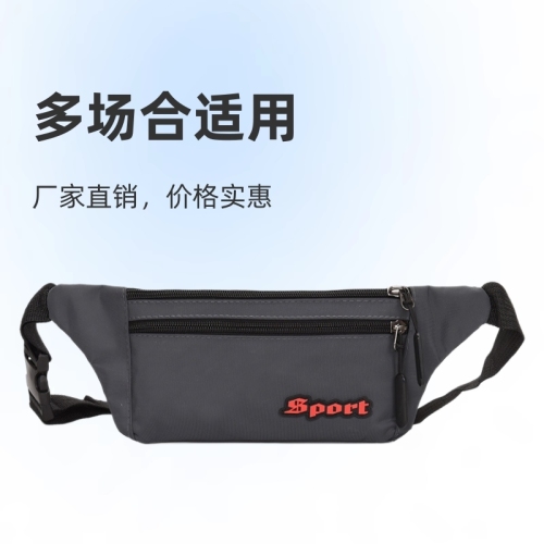 Wholesale Fitness Outdoor Crossbody Running Sports Multifunction Waist Bag Coin Purse Men's Phone Waist Bag Direct Manufacturer Sale
