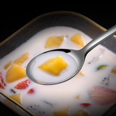 Spoon 304 stainless steel Korean style spoon high-end tableware household eating soup spoon thick stirring coffee spoon wholesale