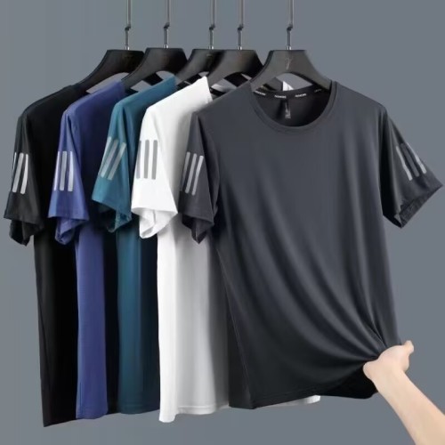 Men's Long-Sleeve T-Shirt Men's Autumn Innerwear Autumn Shirt Men's Loose Stretch Basic Tee Men's Korean Version Ins Printed T-Shirt