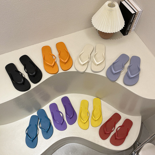 Women's Huarong Flat Sandals Beach Slides Waterproof Outdoor Fashion Easy-on Beach Shoes for Women Ins Trendy Summer Slippers