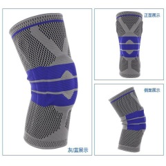 Knit sport warm meniscus cycling patella knee pad wholesale fitness running basketball silicone knee guard